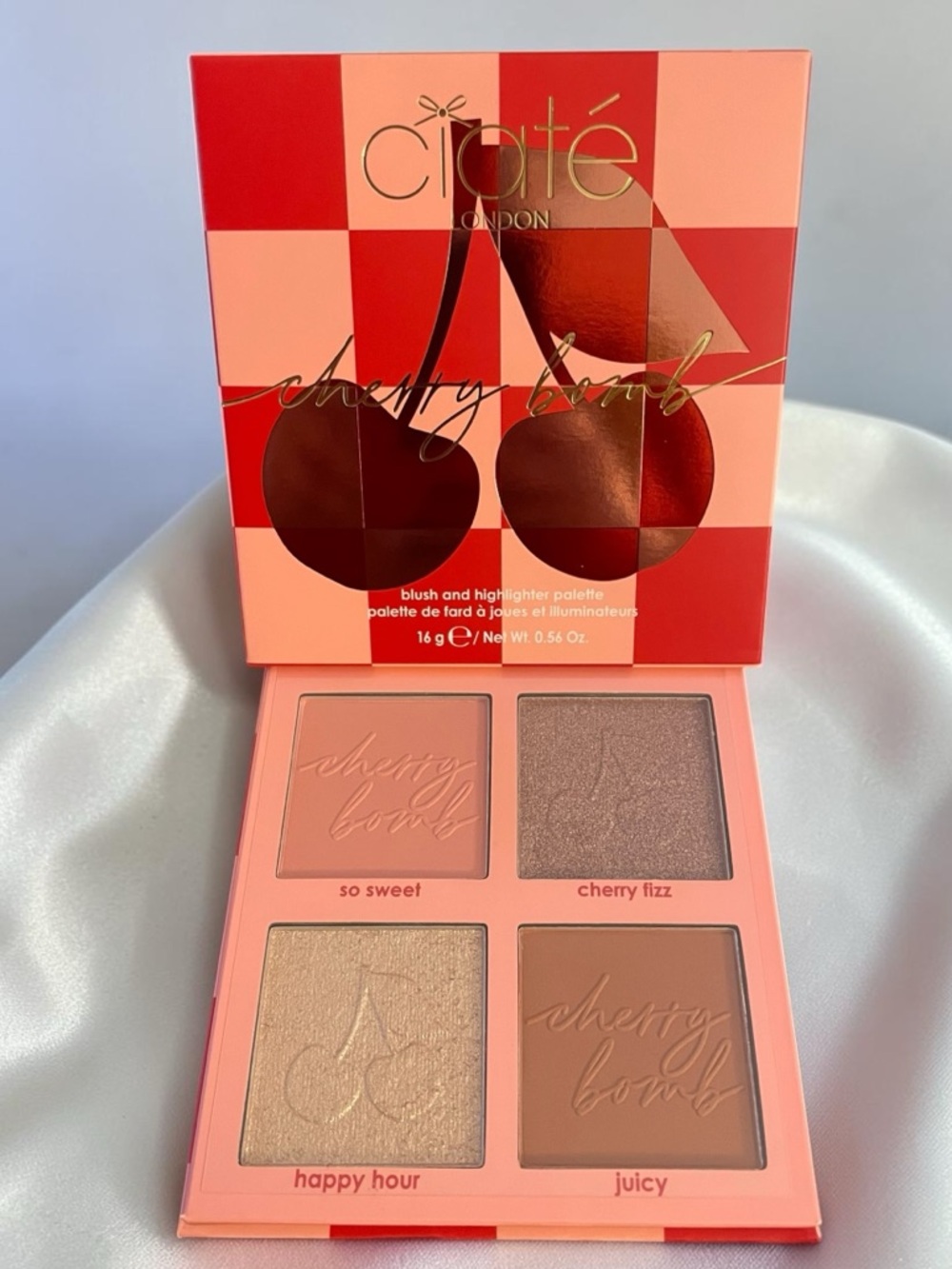 CIATE LONDON Blush & Highlighter Palette -Cherry Bomb